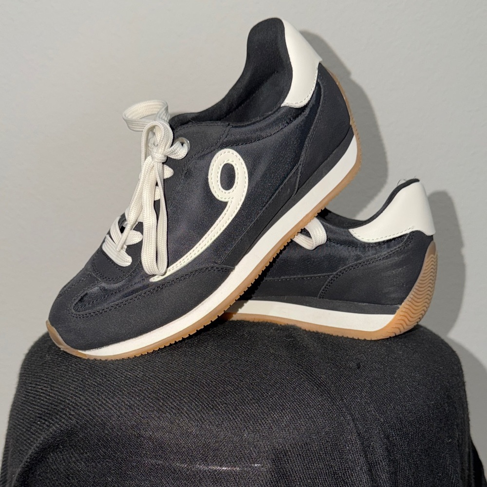 Nine West Black and White Athletic Shoes